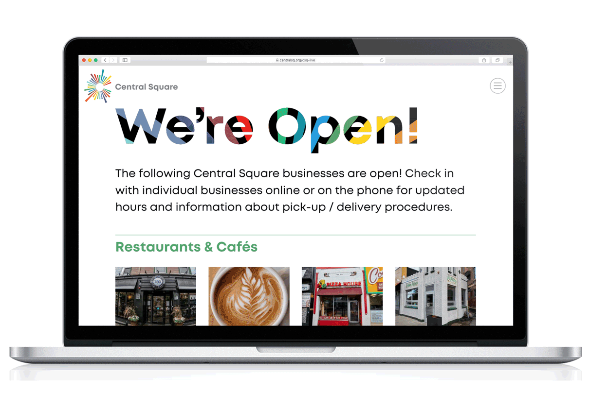 Central Square open businesses and live online happenings 