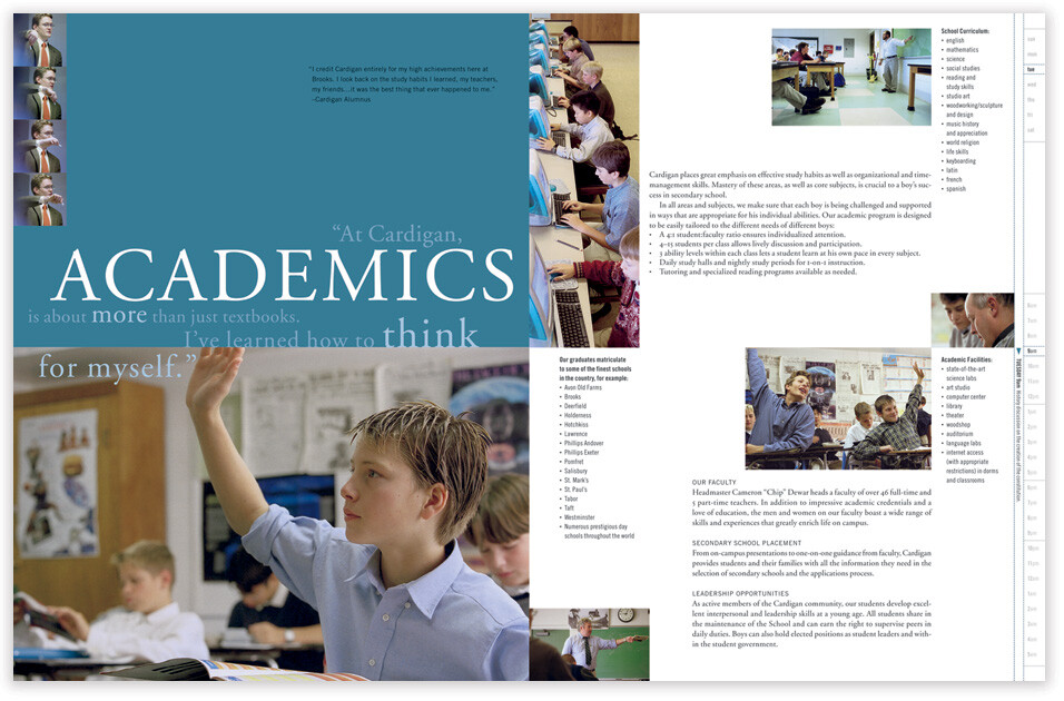 Cardigan Mountain School Academics viewbook