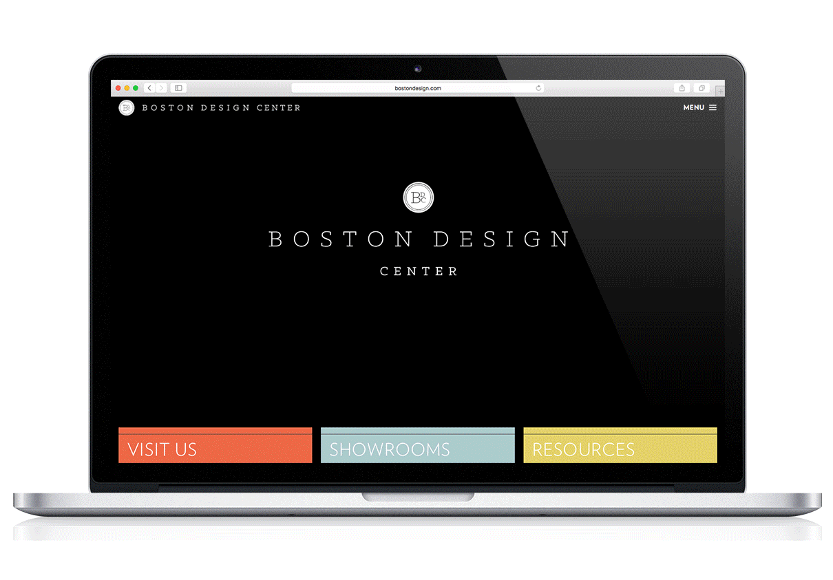 Boston Design Center website main