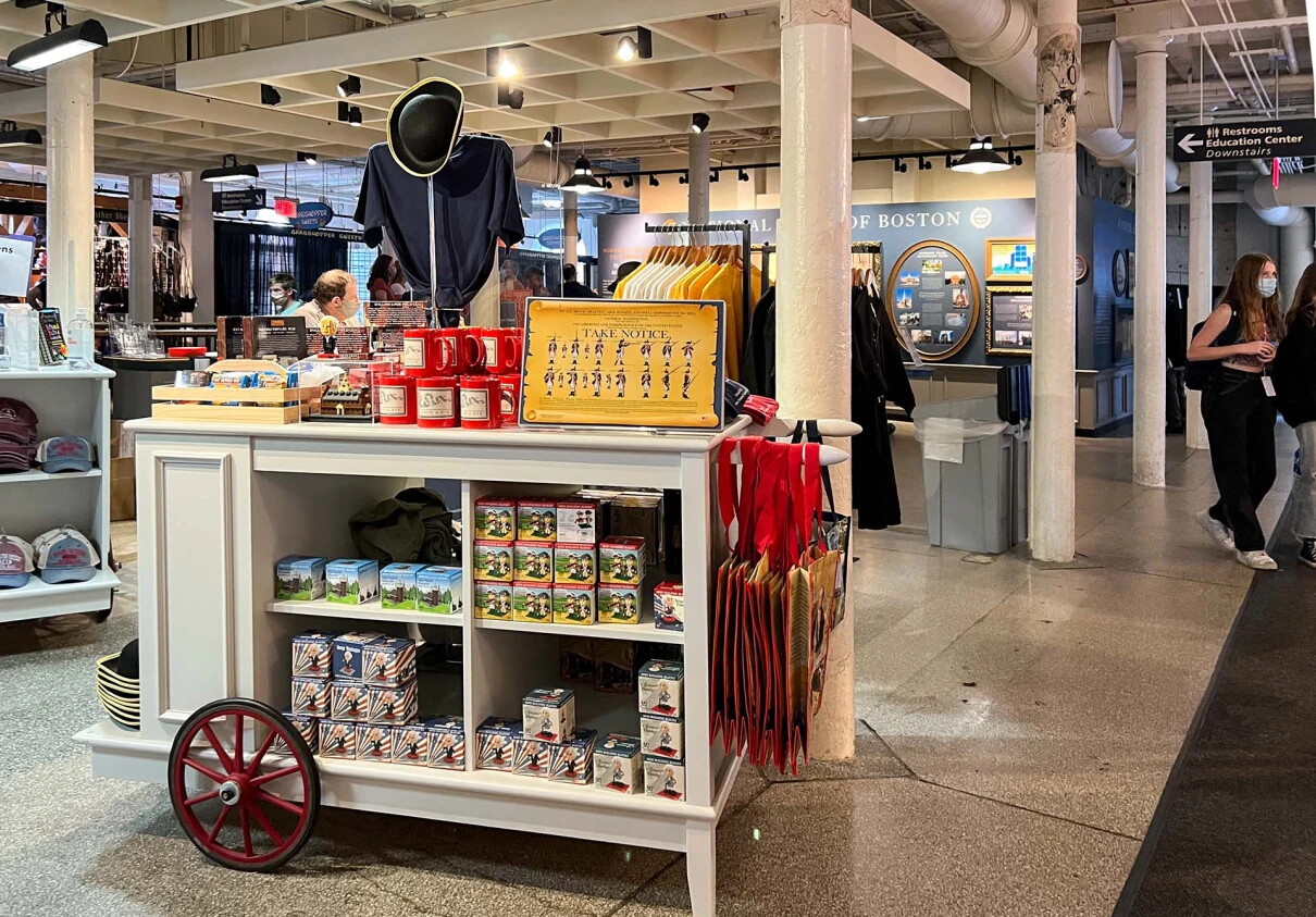 National Parks of Boston at Faneuil Hall gift shop