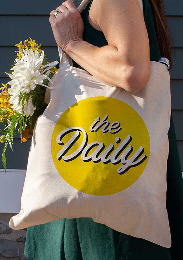 The Daily cloth bag option