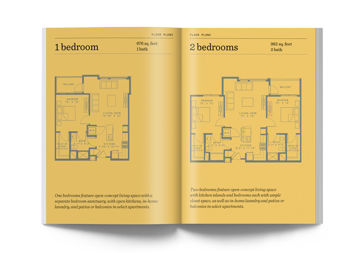 Union & West brochure with floorplans